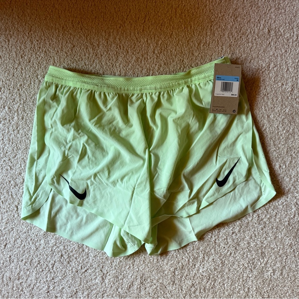 NWT Men's Aeroswift DRI-FIT ADV 4" Brief-lined Running Shorts size medium